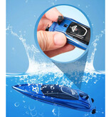 Stuff Certified® Bateau télécommandé HC-805 - Jouet de piscine étanche - Rouge