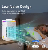 AFDEAL Draagbare Airconditoner Ventilator - USB Luchtkoeler - 700ml Watertank - Wit
