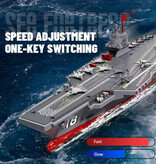 Stuff Certified® S19 RC Mini Aircraft Carrier with Remote Control - Electric Toy Boat Ship