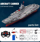 Stuff Certified® Mini porte-avions télécommandé S19 - Bateau électrique