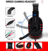 T-WOLF 4-in-1 Gaming Keyboard / Headphones / Mouse / Mouse Pad - RGB - QWERTY