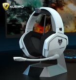 NUBWO G06 Gaming-Headset mit Mikrofon - Over-Ear-Kopfhörer - Weiß Grün
