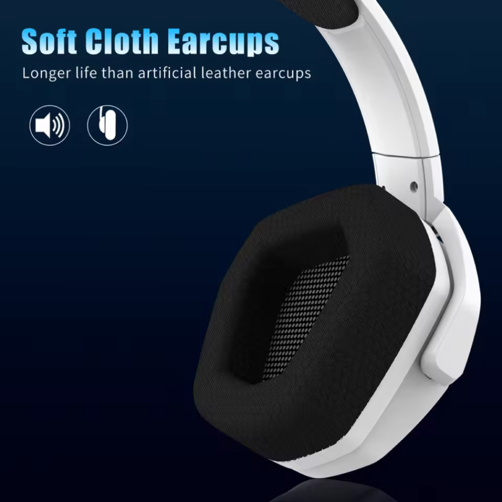 NUBWO Auriculares para juegos G06 con micrófono - Auriculares supraaurales - Rosa