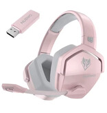 NUBWO G06 Gaming-Headset mit Mikrofon - Over-Ear-Kopfhörer - Rosa