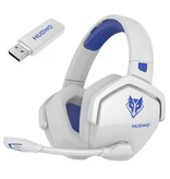 NUBWO G06 Gaming-Headset mit Mikrofon - Over-Ear-Kopfhörer - Weiß Blau