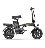 URLIFE F1L Elektrische Fiets - 14-inch Wielen - Opvouwbare Smart E-Bike - Zwart