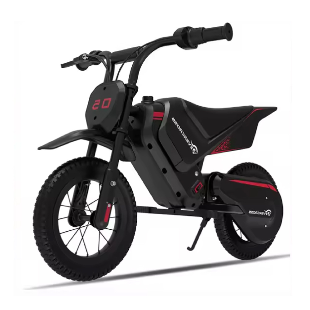 Evercross Tech EV05M Elektrische Motorfiets - Scooter Kinderen - 12" Wielen - Zwart