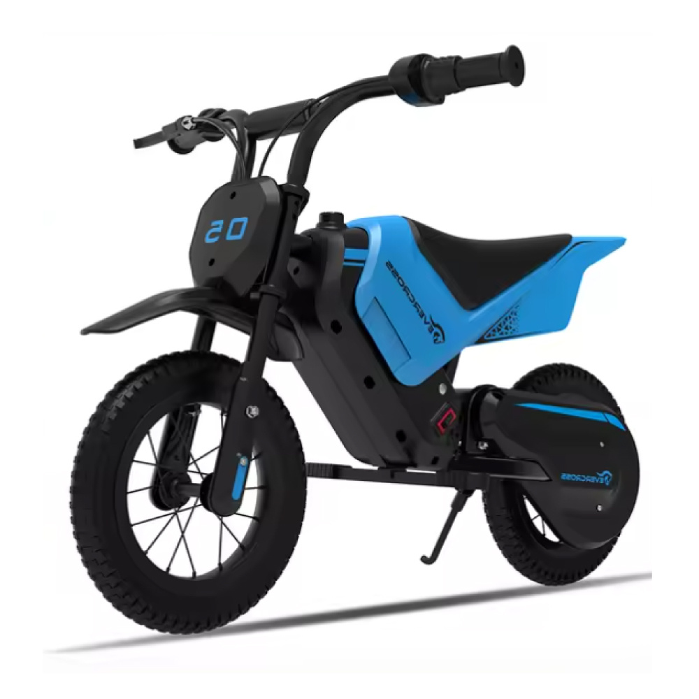 Moto elettrica EV05M - Scooter per bambini - Ruote da 12" - Blu