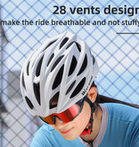 West Biking Ultralichte Fietshelm - MTB Racefietshelm Fiets Bescherming - Wit