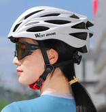 West Biking Casco da bicicletta ultraleggero - Casco da bici da corsa MTB Protezione per ciclismo - Bianco