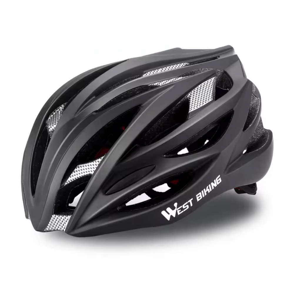 Casque de vélo ultraléger – Protection pour VTT et vélo de route – Noir