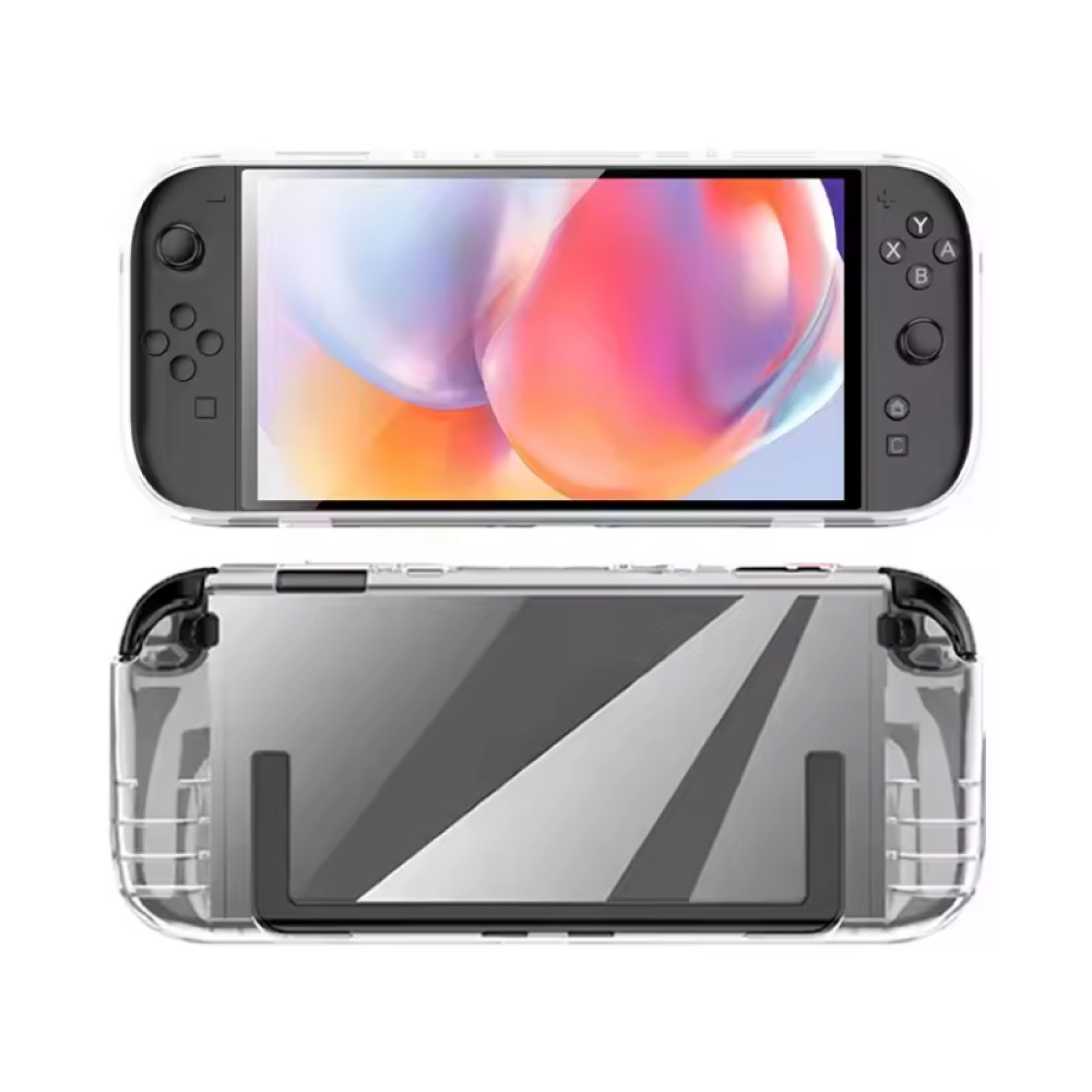 TECTINTER Transparente Flexi-Silikonhülle für Nintendo Switch 2 (2025) - TPU-Hautschutzhülle