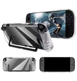 TECTINTER Funda de silicona flexible transparente para Nintendo Switch 2 (2025) - Carcasa protectora de TPU