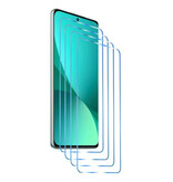 Stuff Certified® Zestaw 4 folii ochronnych na ekran Xiaomi Poco X3 Pro – szkło hartowane