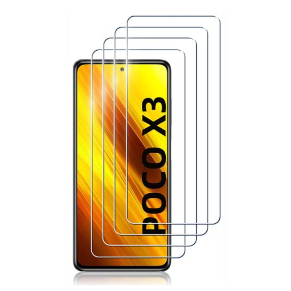 Stuff Certified® Pellicola protettiva per schermo Xiaomi Poco X3 GT, confezione da 4 - Vetro temperato