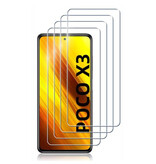 Stuff Certified® Lot de 4 protections d'écran NFC pour Xiaomi Poco X3 (verre trempé)
