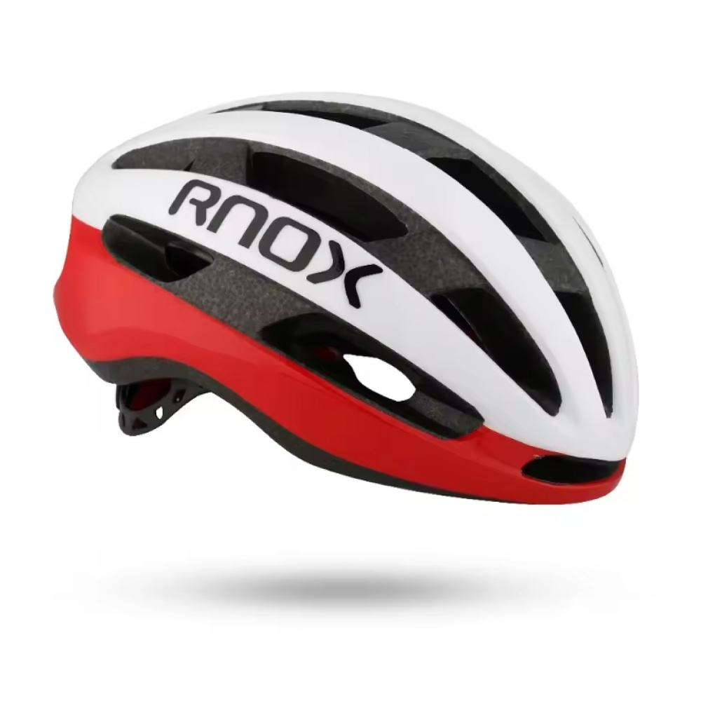 Casque de vélo ultraléger – Casque de vélo de course VTT – Protection cycliste – Rouge et blanc