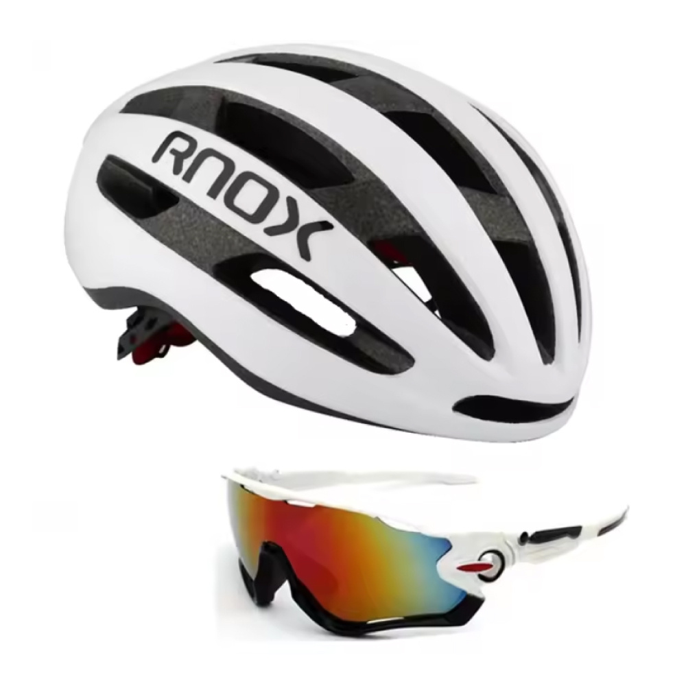 RNOX Ultralight Bicycle Helmet - MTB Road Bike Helmet Cycling Protection - White - Copy