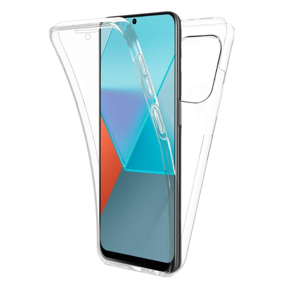 Stuff Certified® 360° Hoesje voor Xiaomi Poco X6 Pro - Transparant TPU Full Body Silicone Case + PET Screenprotector