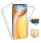Stuff Certified® Custodia a 360° per Xiaomi Poco X7 Pro - Custodia in silicone trasparente TPU integrale + protezione per lo schermo in PET