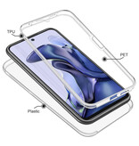 Stuff Certified® Custodia a 360° per Xiaomi Poco F7 Ultra - Custodia in silicone trasparente TPU integrale + protezione per lo schermo in PET