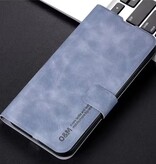 Stuff Certified® Etui z klapką do Xiaomi Poco F6 Pro – portfel z imitacji skóry – niebieskie