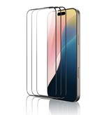 Stuff Certified® 3-pak folii ochronnych na ekran iPhone'a 17 – szkło hartowane, przezroczyste