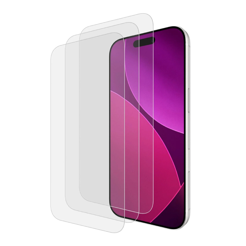 Lot de 3 films protecteurs d'écran pour iPhone Air - Verre trempé transparent
