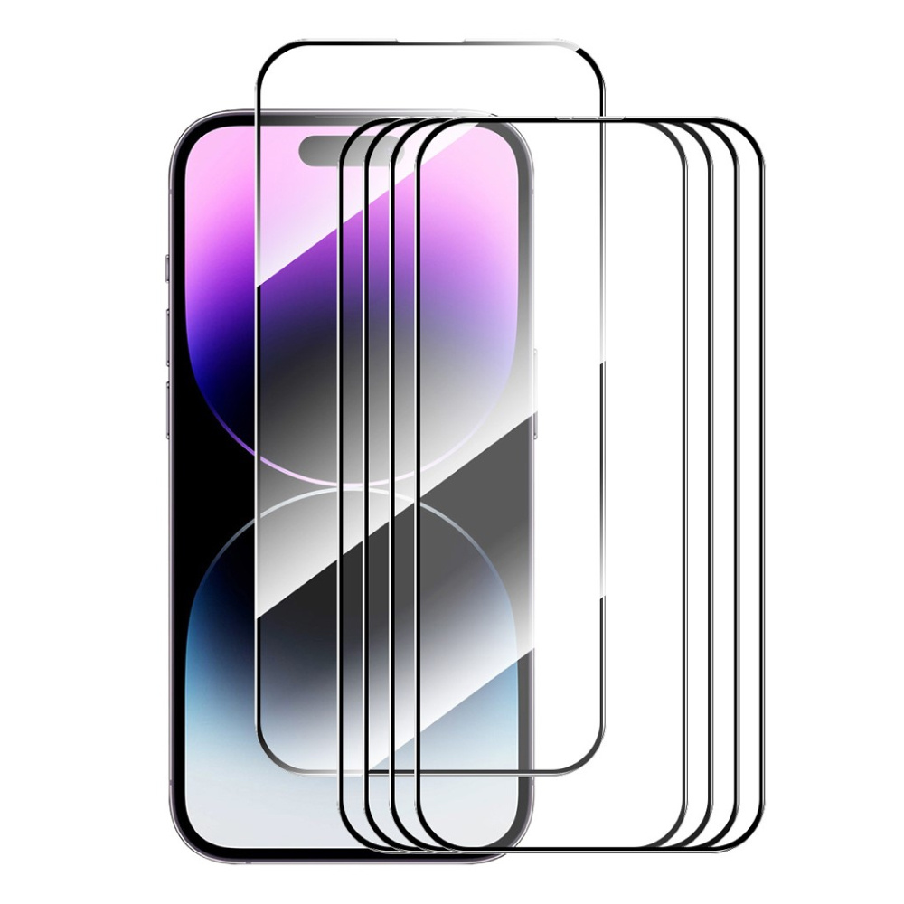 Stuff Certified® 5er-Pack iPhone 16 Pro Max Displayschutzfolie - Gehärtete Klarglasfolie