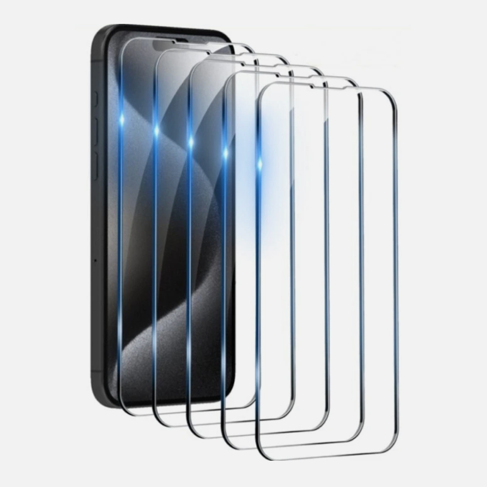 Stuff Certified® 5-pak folii ochronnych na ekran iPhone'a 17 Pro – szkło hartowane, przezroczyste