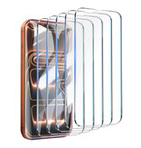 Stuff Certified® Pellicola protettiva per schermo iPhone 17 Pro Max, confezione da 5 - Pellicola in vetro temperato trasparente