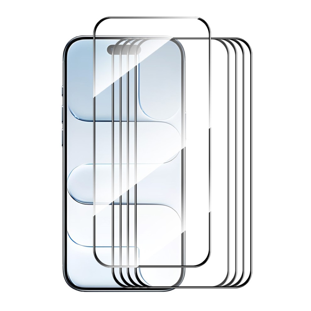 Lot de 5 films protecteurs d'écran pour iPhone Air - Film en verre trempé transparent
