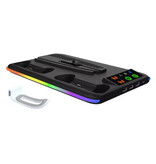 Stuff Certified® RGB Koeling Standaard met Controller Oplaadstation voor PS5/Slim/Pro - Zwart