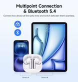 QCY Auriculares inalámbricos Melobuds N50 - Bluetooth 5.4 - Auriculares TWS de alta fidelidad - Negros