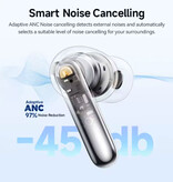 QCY Melobuds N50 Draadloze Oortjes - Bluetooth 5.4 - HiFi Oordopjes TWS Koptelefoon - Wit