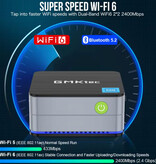 GMKtec Mini PC de escritorio NucBox G2 - 12 GB de RAM / 512 GB de ROM - Intel Alder Lake N100 - SSD M.2 / WiFi 6 / Bluetooth 5.2 - Windows 11 Pro - Gris