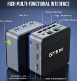 GMKtec NucBox G2 Mini Desktop PC - 12GB RAM / 512GB ROM - Intel Alder Lake N100 - M.2 SSD / WiFi 6 / BT5.2 - Windows 11 Pro - Gray