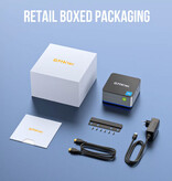 GMKtec NucBox G2 Mini komputer stacjonarny – 12 GB RAM / 512 GB ROM – Intel Alder Lake N100 – dysk SSD M.2 / WiFi 6 / BT5.2 – Windows 11 Pro – szary
