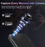 Stuff Certified® Smartphone M501 Pro - 4 GB de RAM - 96 GB de almacenamiento - Batería de 2500 mAh - Negro - Copy