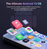 Stuff Certified® Smartphone M501 Pro - 4 GB di RAM - 96 GB di memoria - Batteria da 2500 mAh - Nero - Copy