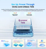 Blackview Color 8 Smartphone - 16 GB RAM - 128 GB Storage - 50 MP Camera - 6000mAh Battery - Black