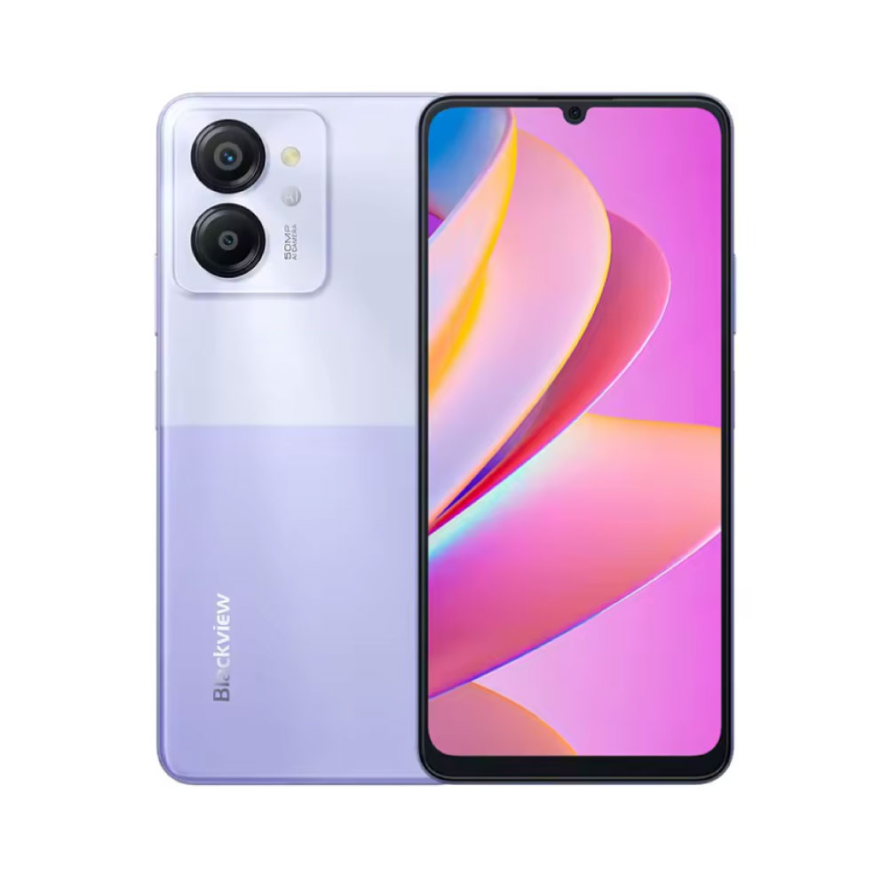 Smartphone Color 8 - 16 Go de RAM - 128 Go de stockage - Appareil photo 50 MP - Batterie 6000 mAh - Violet