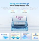 Blackview Color 8 Smartphone - 16 GB RAM - 256 GB Storage - 50 MP Camera - 6000mAh Battery - Purple