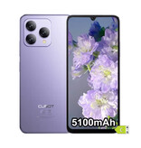 Cubot Smartphone A40 - 4 GB de RAM - 256 GB de almacenamiento - Cámara de 48 MP - Batería de 5100 mAh - Morado