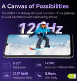 Cubot Smartfon A40 – 4 GB RAM – 256 GB pamięci masowej – aparat 48 MP – bateria 5100 mAh – biały