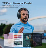 OneOdio Słuchawki bezprzewodowe SuperEQ S6001 – Bluetooth 5.3 / 3,5 mm AUX / MicroSD – czarne