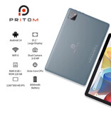 PRITOM TAB 11 Tablet - 10 Inch Display - 128 GB Storage - 2 MP Camera - 8000mAh Battery - Gray