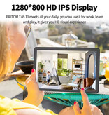 PRITOM Tablet TAB 11 - Display da 10 pollici - Memoria da 128 GB - Fotocamera da 2 MP - Batteria da 8000 mAh - Grigio