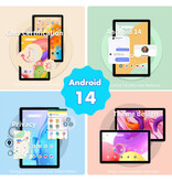 PRITOM Tablet TAB 11 - Display da 10 pollici - Memoria da 128 GB - Fotocamera da 2 MP - Batteria da 8000 mAh - Grigio