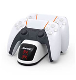 Dobe Oplaadstation voor PlayStation 5 Controllers - PS5 / Slim / Pro Charging Dock Dual Laadstation - Wit